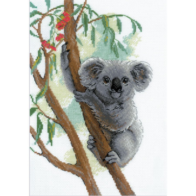 Kit point de croix compté Koala mignon Riolis
