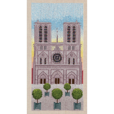 Kit point de croix compté Notre Dame de Paris Le Bonheur des Dames