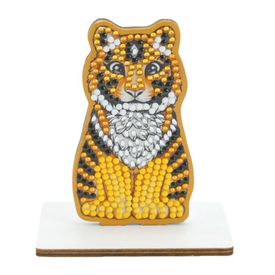 Supports à diamanter figurine de la petite tigresse Luna de la marque Crystal Art D.I.Y
