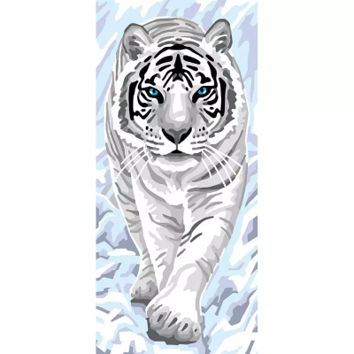Canevas Pénélope Tigre blanc Collection d'Art