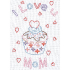 Carte j'aime maman - Broderie Traditionnelle - Anchor