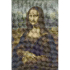 Kit canevas blanc La Joconde - Portrait de Mona Lisa de la marque DMC à broder au demi-point de croix