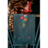 Kit Chemin de table imprimé à broder aux points variés Fleurs multicolores Vervaco