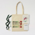 Kit de broderie à dessiner et à broder Tote bag champignons DMC Collection Gift of Stitch