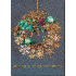 Kit de broderie avec perles motif Couronne de Noël de la marque Abris Art