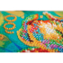 Kit de broderie avec perles motif Iris multicolores de la marque Abris Art, tableau à broder avec des perles