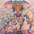 Kit de broderie avec perles motif Miracle de l'Inde de la marque Abris Art, modèle répresentant un dessin d'éléphant à créer avec des perles