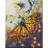 Kit de broderie avec perles motif Vol d'ambre de la marque Abris Art, modèle répresentant deux papillons jaunes à créer avec des perles
