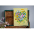 Kit peinture par numéro Coeur de fleurs Lanarte