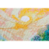 Kit à broder au point de croix motif Aube sur la rivière de la marque Abris Art, ce tableau à broder présente un magnifique paysage coloré