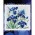 Kit point de croix compté Iris bleus Riolis