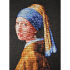 Kit point de croix compté La jeune fille à la perle d'après Vermeer Luca-S