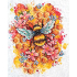 Kit à broder au point de croix motif Reine des abeilles de la marque Abris Art