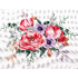 Kit point de croix imprimé Bouquet élégant Ladybird