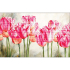 Kit point de croix imprimé Tulipes roses Needleart World