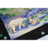 Kit à broder au point de croix motif Au Pôle Nord de la marque MP Studia, tableau dessin ours polaire à broder au point de croix